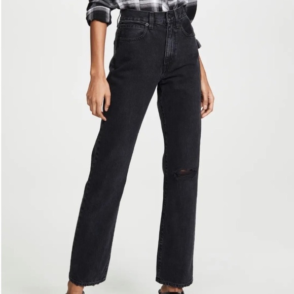 Slvrlake London Straight Leg Jeans Black‎ Sz 28 - Picture 4 of 14